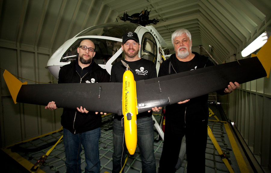 Sea Shepherd met en oeuvre deux drones dans sa nouvelle campagne contre les baleiniers japonais. Photo Sea Shepherd