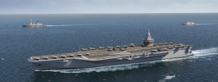 porte-avions français à propulsion nucléaire de nouvelle génération